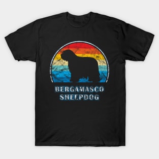 Bergamasco Sheepdog Vintage Design Dog T-Shirt